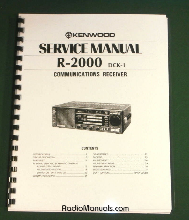 Kenwood R-2000 Service Manual - Click Image to Close